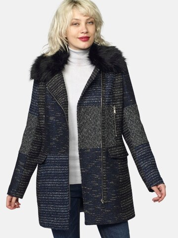 KOROSHI Between-Seasons Coat in Blue