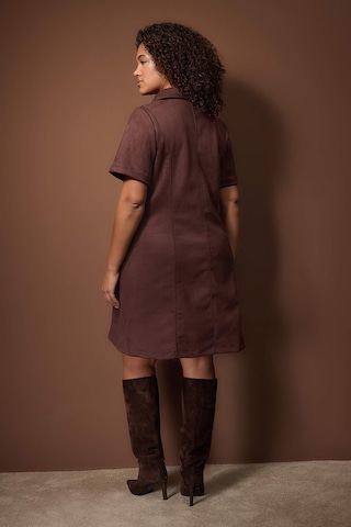 Trendyol Curve Blousejurk in Bruin
