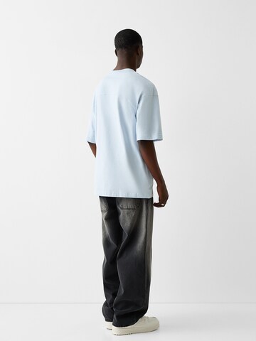 Bershka Shirt in Blauw