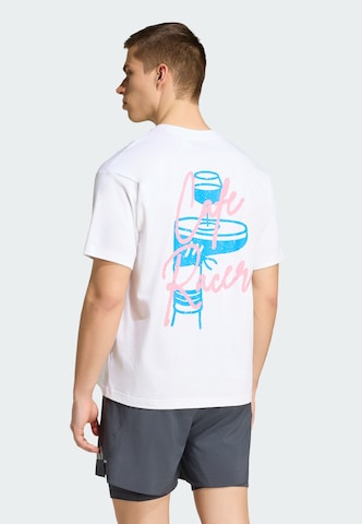 Maglia funzionale 'Running Paris' di ADIDAS PERFORMANCE in bianco: frontale