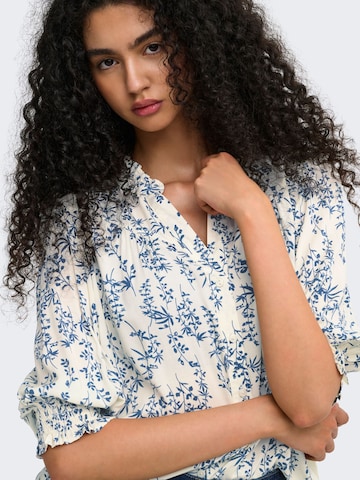 Chemisier 'RAYA ' ONLY en blanc