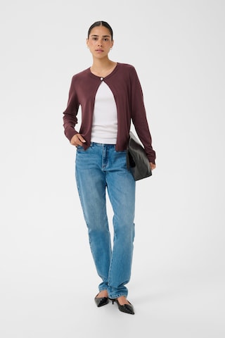 Kaffe Knit Cardigan in Brown