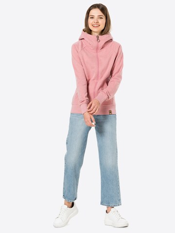 Fli Papigu Zip-Up Hoodie in Pink