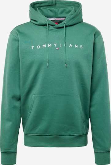 Bluză de molton Tommy Jeans pe verde smarald, Vizualizare produs