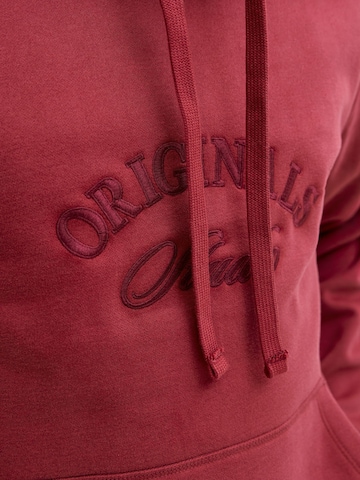 JACK & JONES Sweatshirt 'JORBLEECKER' i rød