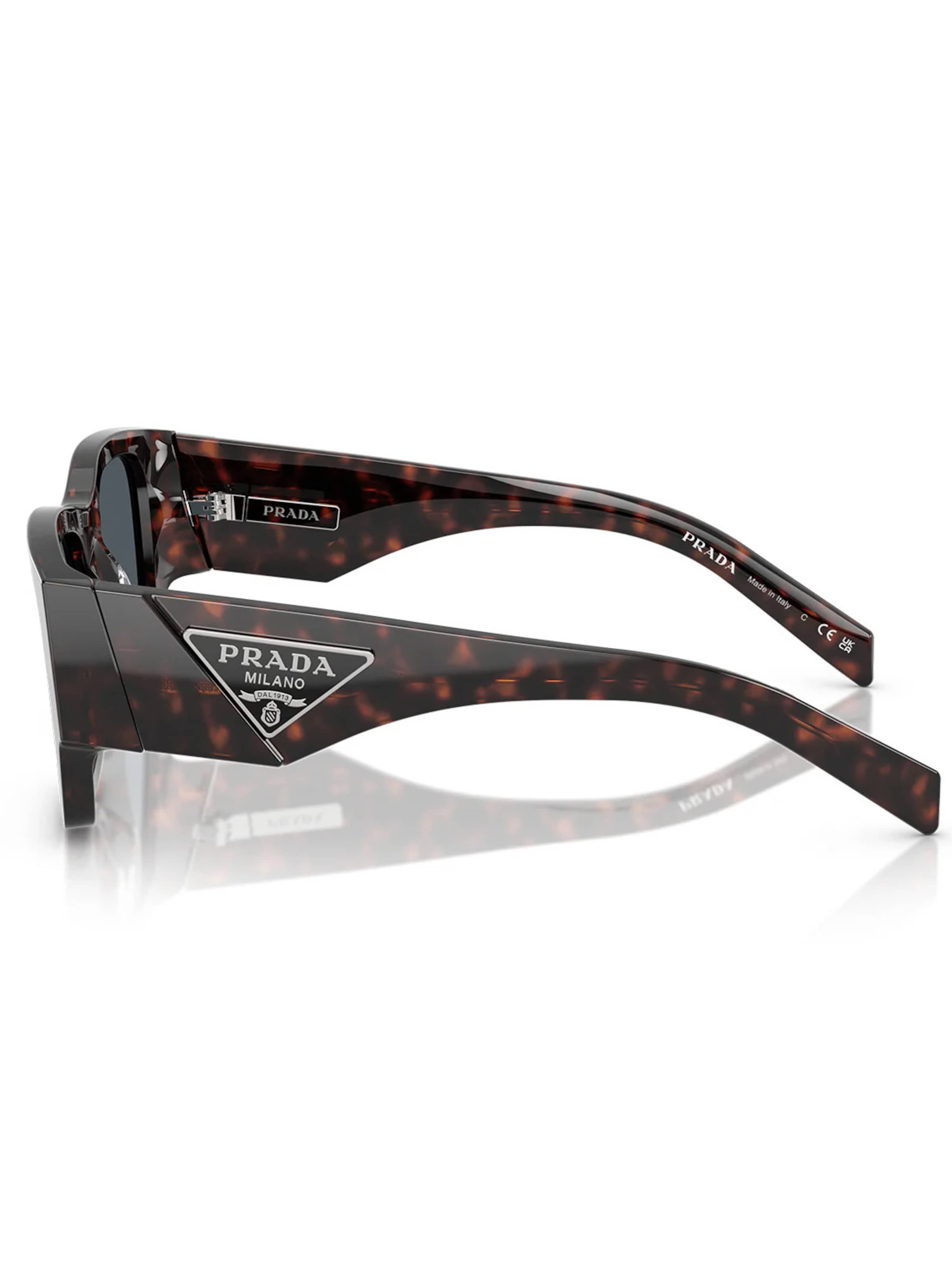 PRADA Zonnebril in Bruin