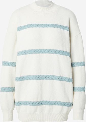 ABOUT YOU Neulepaita 'Lissi' värissä valkoinen: etupuoli