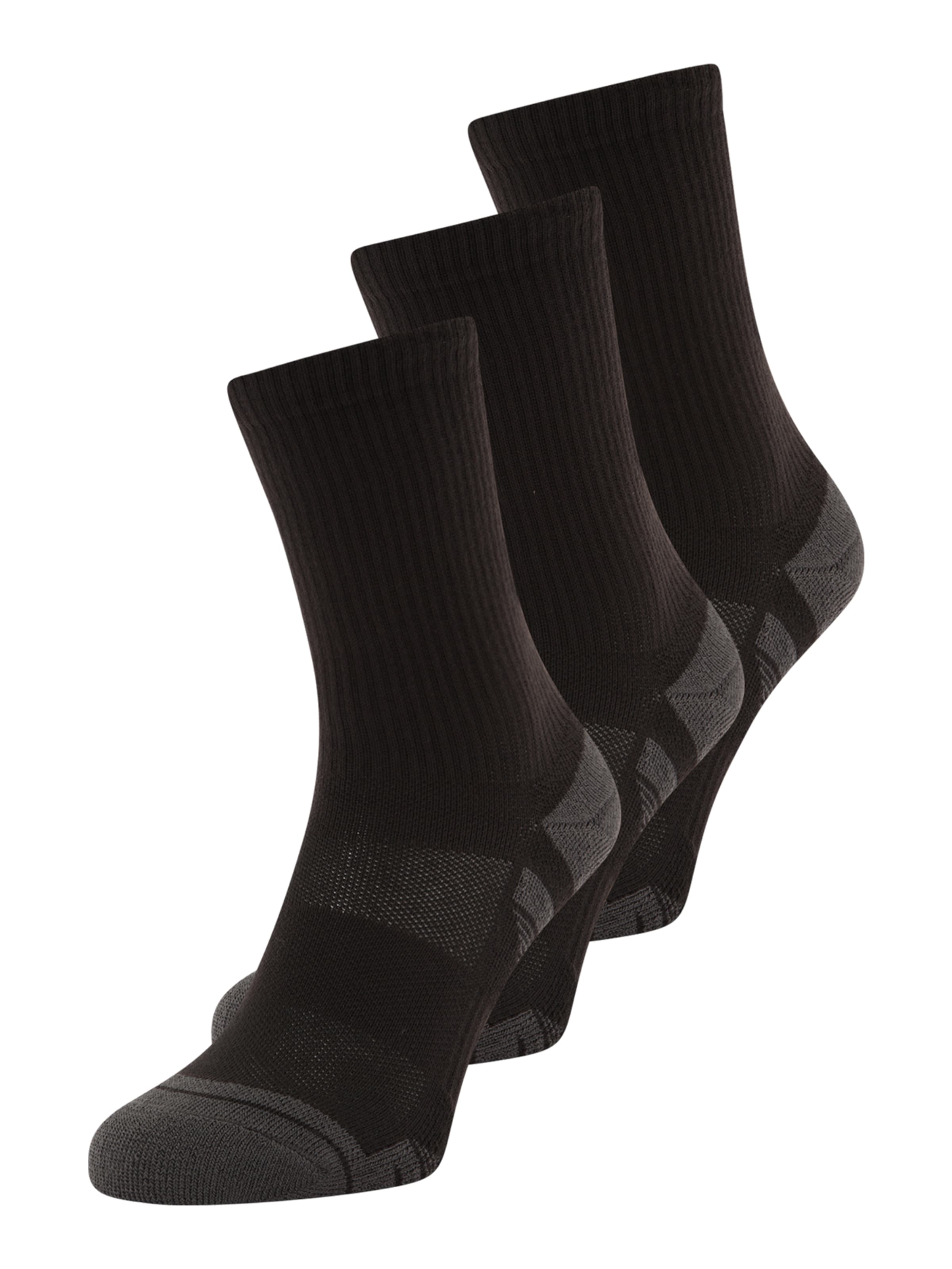 UNDER ARMOUR Spordisokid 'Tech', värv must: eest vaates