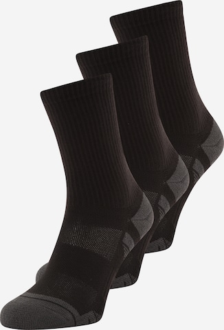 UNDER ARMOUR Athletic Socks 'Tech' in Black: front