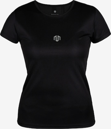 MOROTAI Performance shirt in Black: front