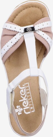 Rieker Strap Sandals in Pink