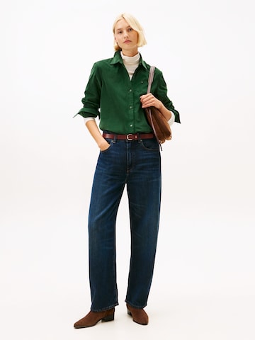 TOMMY HILFIGER Bluse i grøn: tilbage