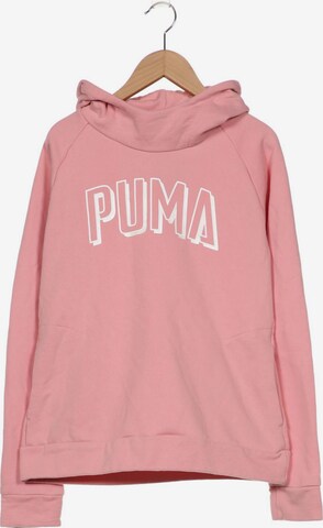 PUMA Sweatshirt & Zip-Up Hoodie in M in Pink: front