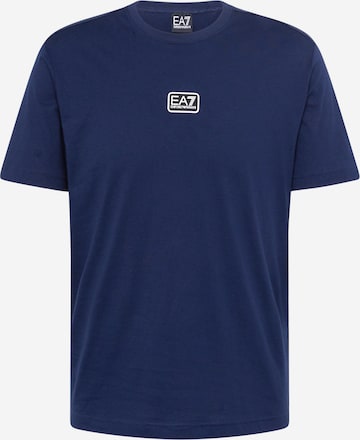 EA7 Emporio Armani - Camiseta en azul: frente