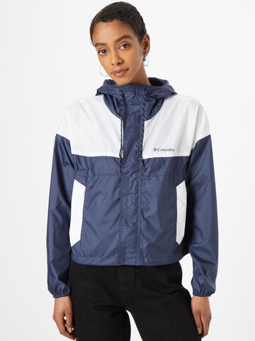 COLUMBIA Outdoorjas 'Flash Challenger' in Blauw: voorkant