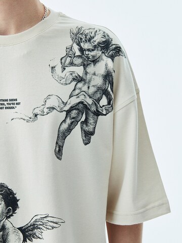 Tricou 'Rochester' de la VAMOS CLO pe bej