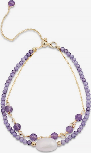 Luxenter Bracelet 'Ekhao' en 16 cm en violet, Vue avec produit