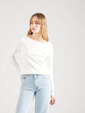 Pull-over TOMMY HILFIGER en blanc : devant