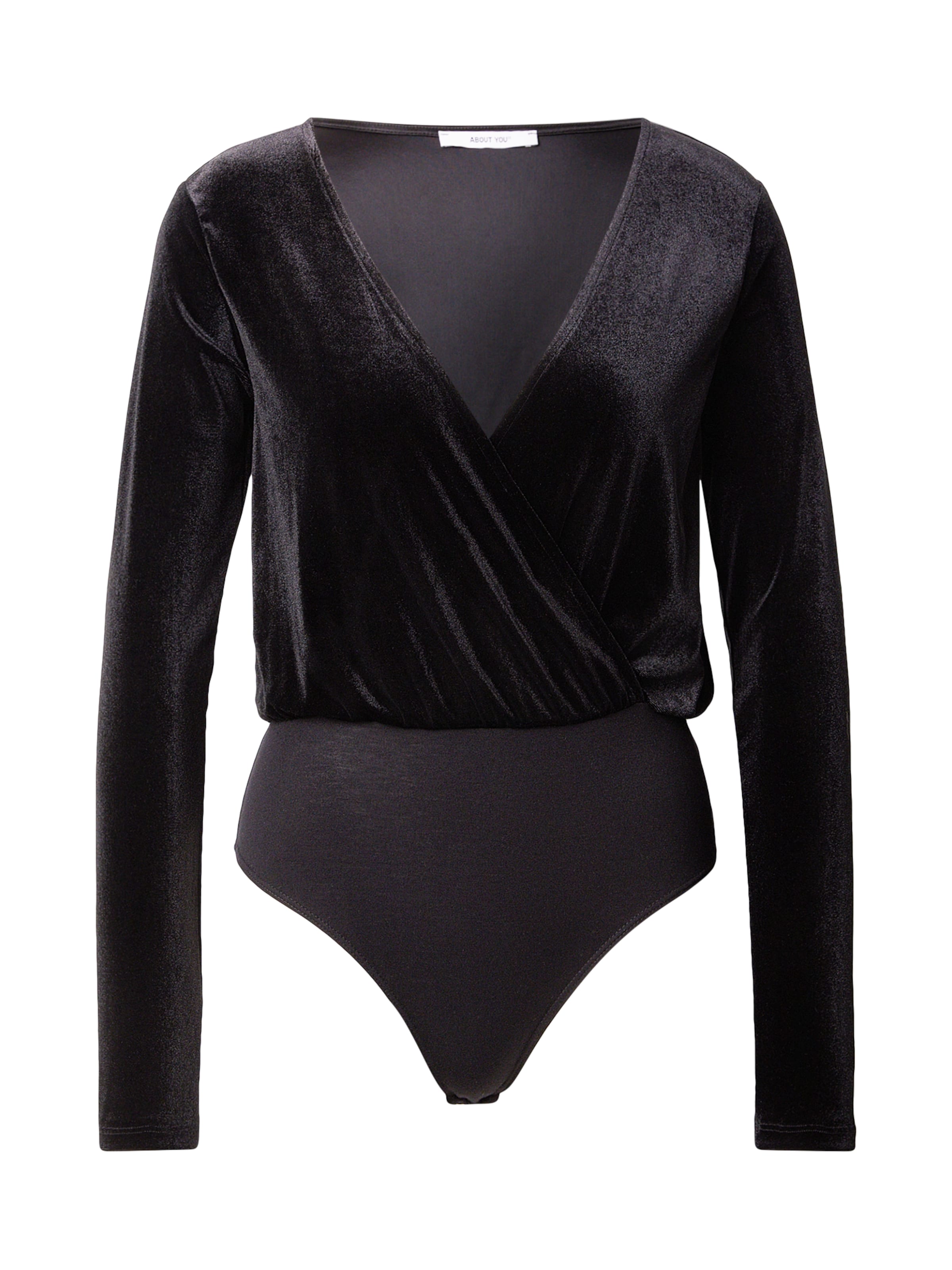 ABOUT YOU - Camisa body 'Tamina' em preto: frente