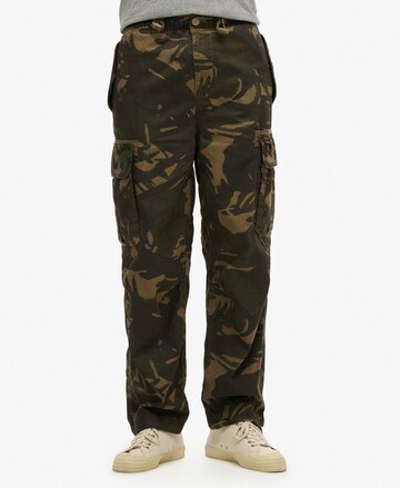 Superdry Cargo trousers in Brown: front