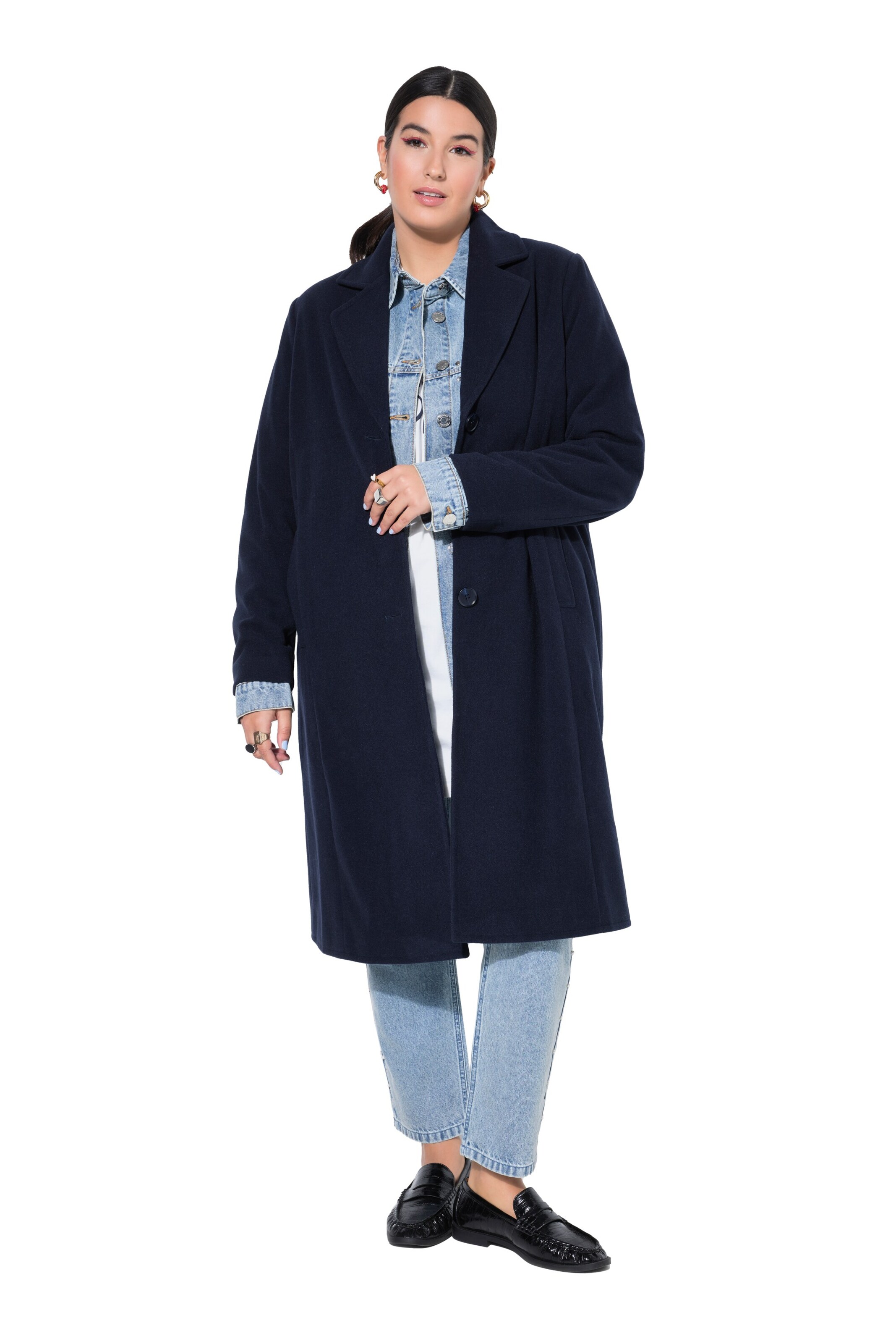 Studio Untold Mantel in Blau: Vorderseite