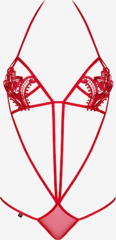 Obsessive Wäschebody 'Luiza teddy' in Rot: Vorderseite