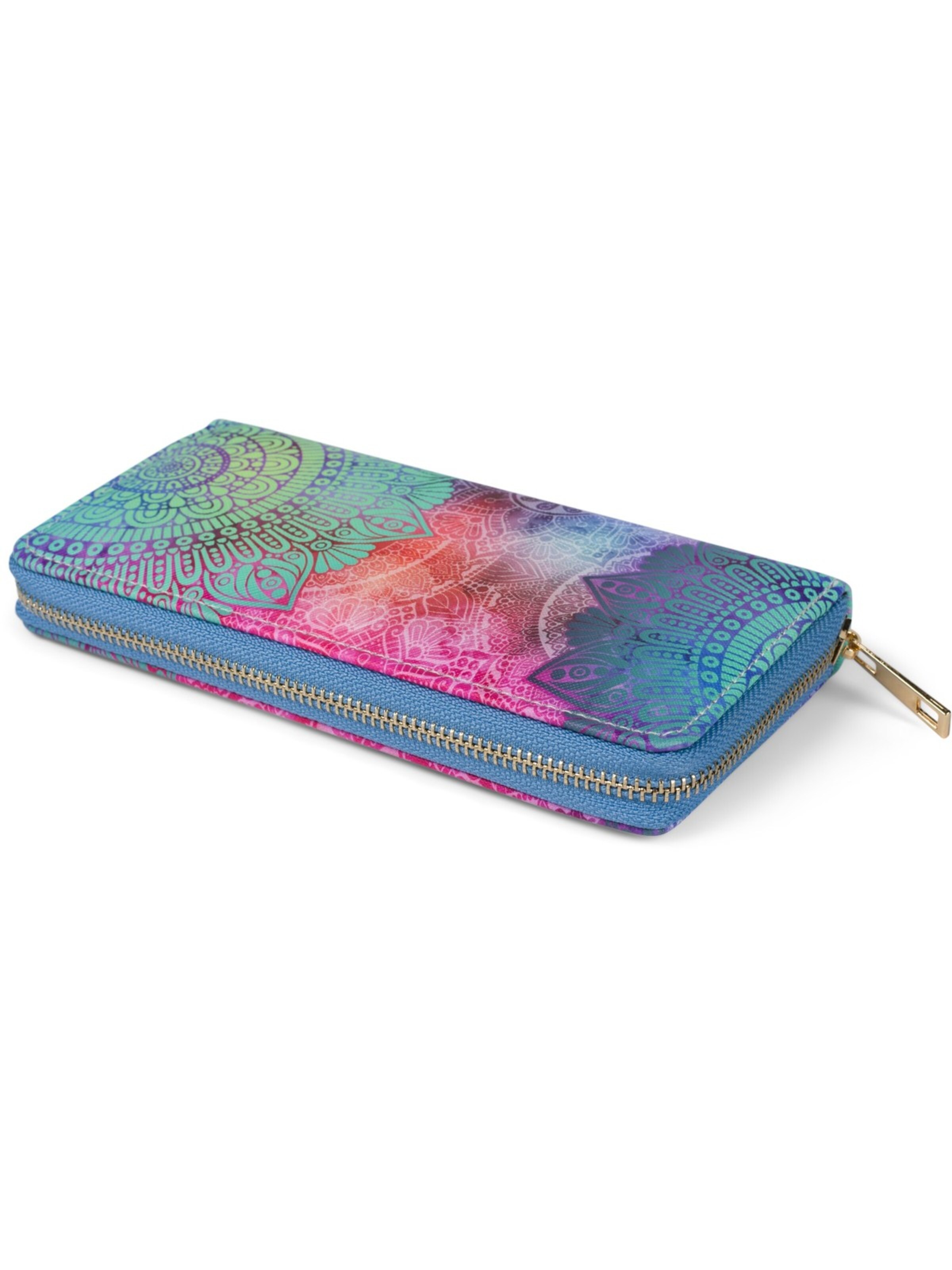 styleBREAKER Portemonnaie 'Geldbörse Paisley Ornament Muster'‌‌‌‌‌‌‌‌ in Blau