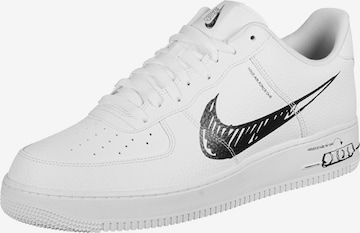 Baskets basses 'Air Force 1' NIKE en blanc : devant