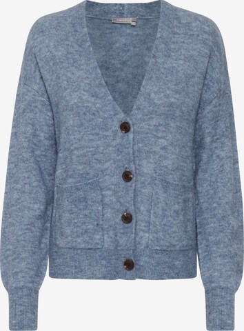 Fransa Knit Cardigan 'FREMDEBBI 2' in Blue: front