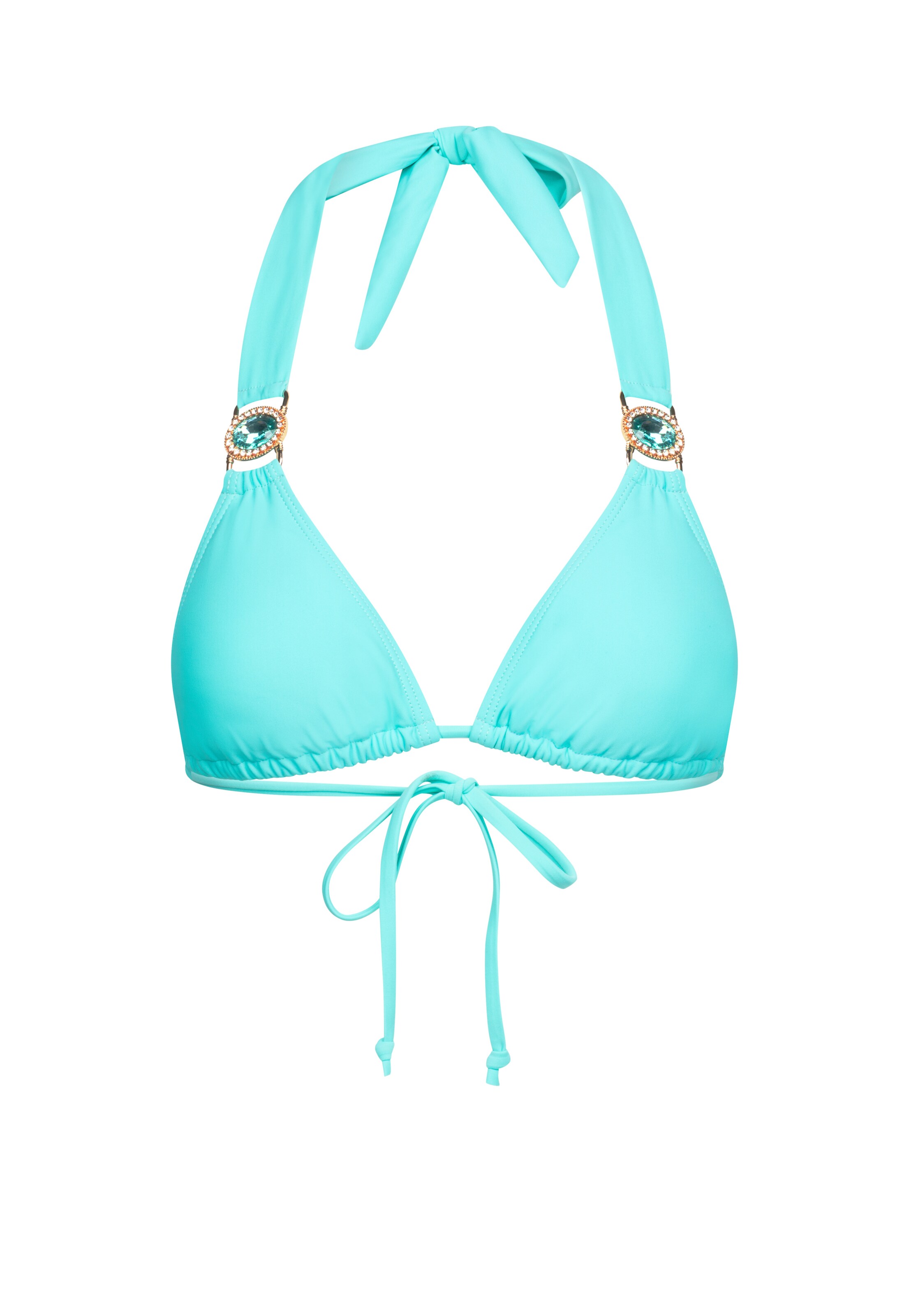 Moda Minx Triangel Bikinioberteil 'Amour' in Blau: Vorderseite