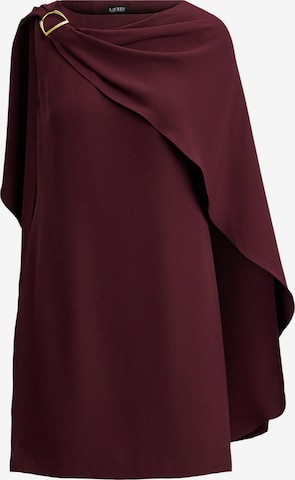 Robe de cocktail Lauren Ralph Lauren en rouge : devant