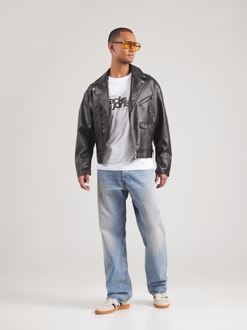 JACK & JONES Μπλουζάκι 'JCOGRID' σε λευκό