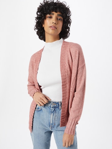 ONLY Knit Cardigan 'SANDY' in Pink: front