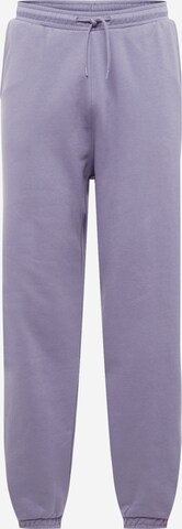 Pantalon WEEKDAY en violet : devant