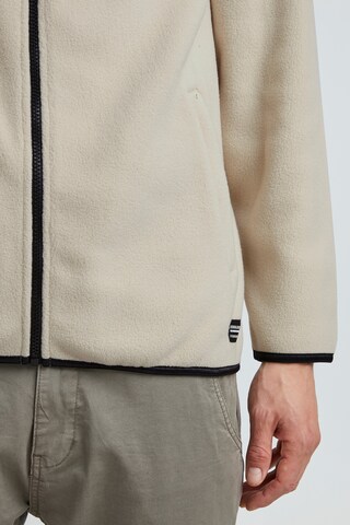 BLEND Zip-Up Hoodie in Beige