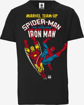 LOGOSHIRT T-Shirt 'Marvel Comics' in Mischfarben: predná strana