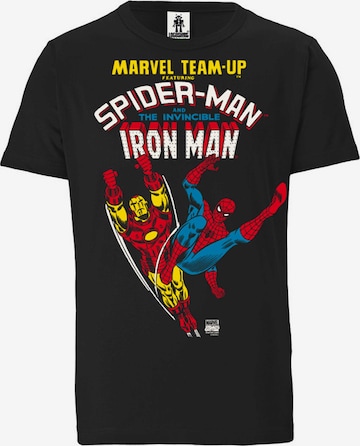 LOGOSHIRT Shirt 'Marvel Comics' in Gemengde kleuren: voorkant