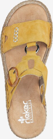 Rieker Mules in Yellow