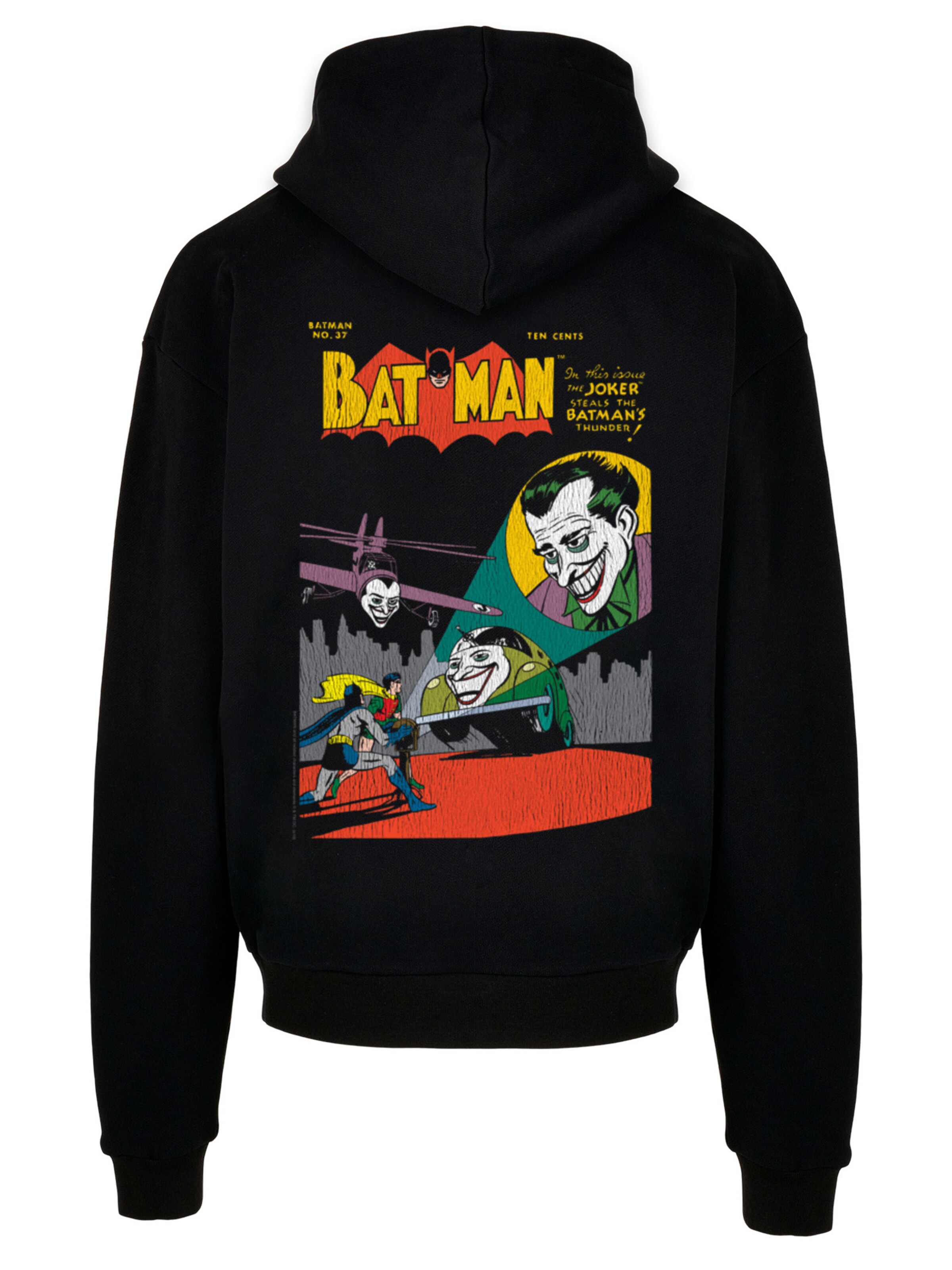 Sweat-shirt 'DC Comics Batman No 37 Cover' F4NT4STIC en noir : devant