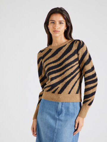 ONLY Sweater 'ONLPIUMO' in Brown: front