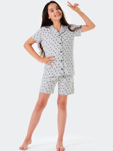 SCHIESSER Pajamas ' Pyjama Story ' in Grey: front