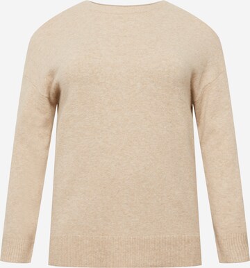 Pullover di Esprit Curves in beige: frontale