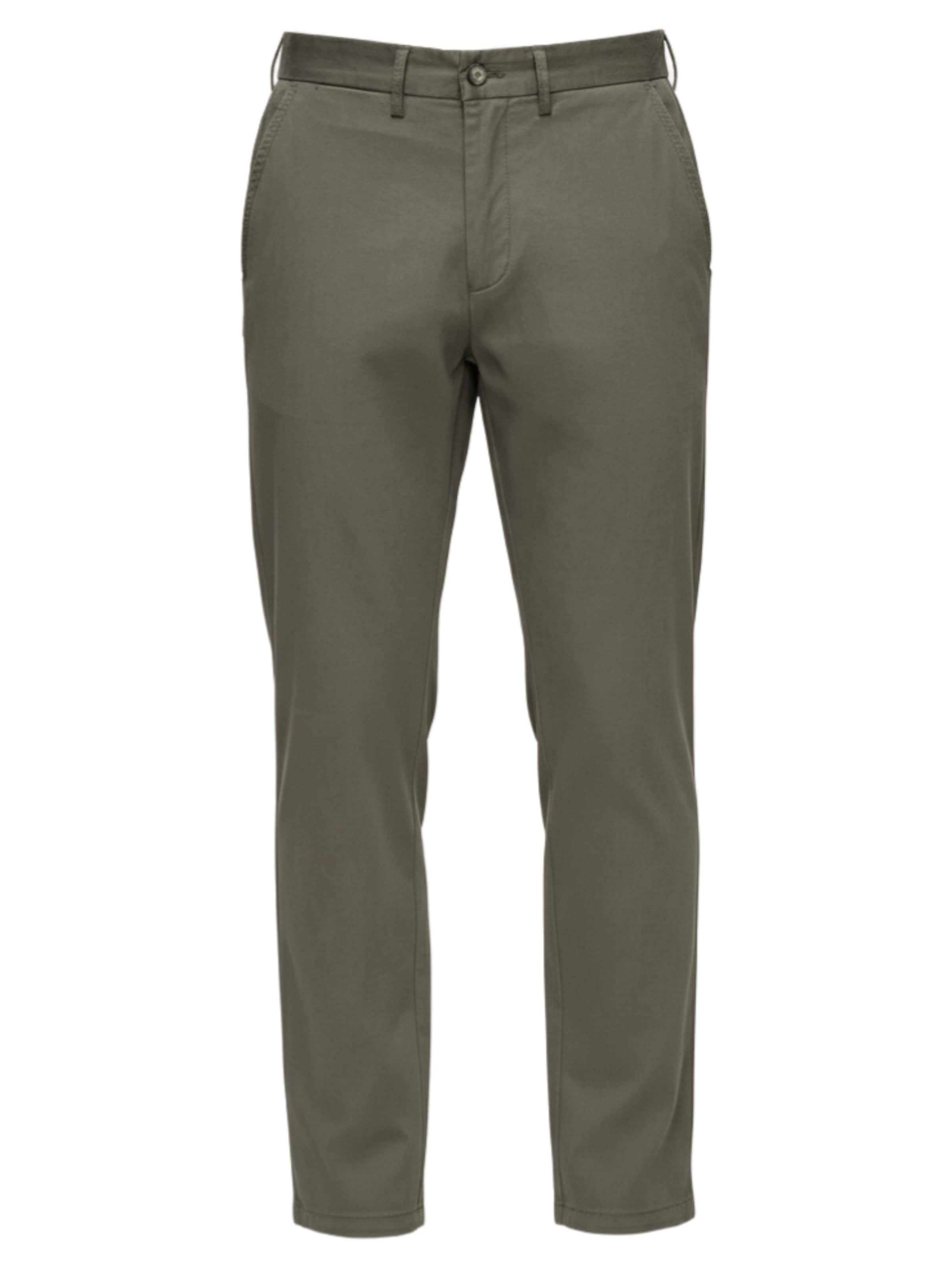 Ombre Chinohose 'OM-PACP-0293' in Grün: Vorderseite