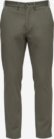 Ombre Chinohose 'OM-PACP-0293' in Grün: Vorderseite