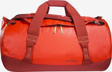 TATONKA Travel Bag 'Barrel' in Red: front