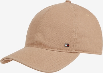 Casquette TOMMY HILFIGER en marron : devant