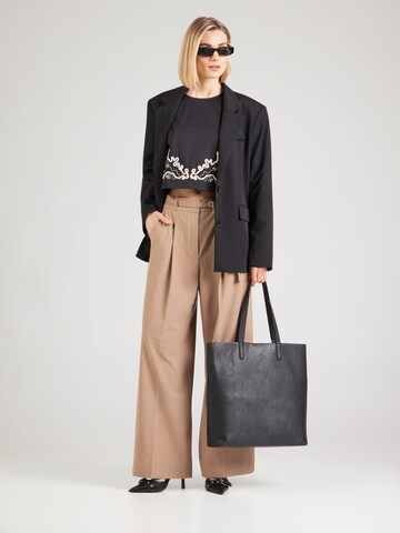 Camicia da donna 'Balemba' di BOSS in nero