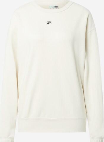 PUMA - Camiseta deportiva 'PUMAxABOUT YOU' en beige: frente