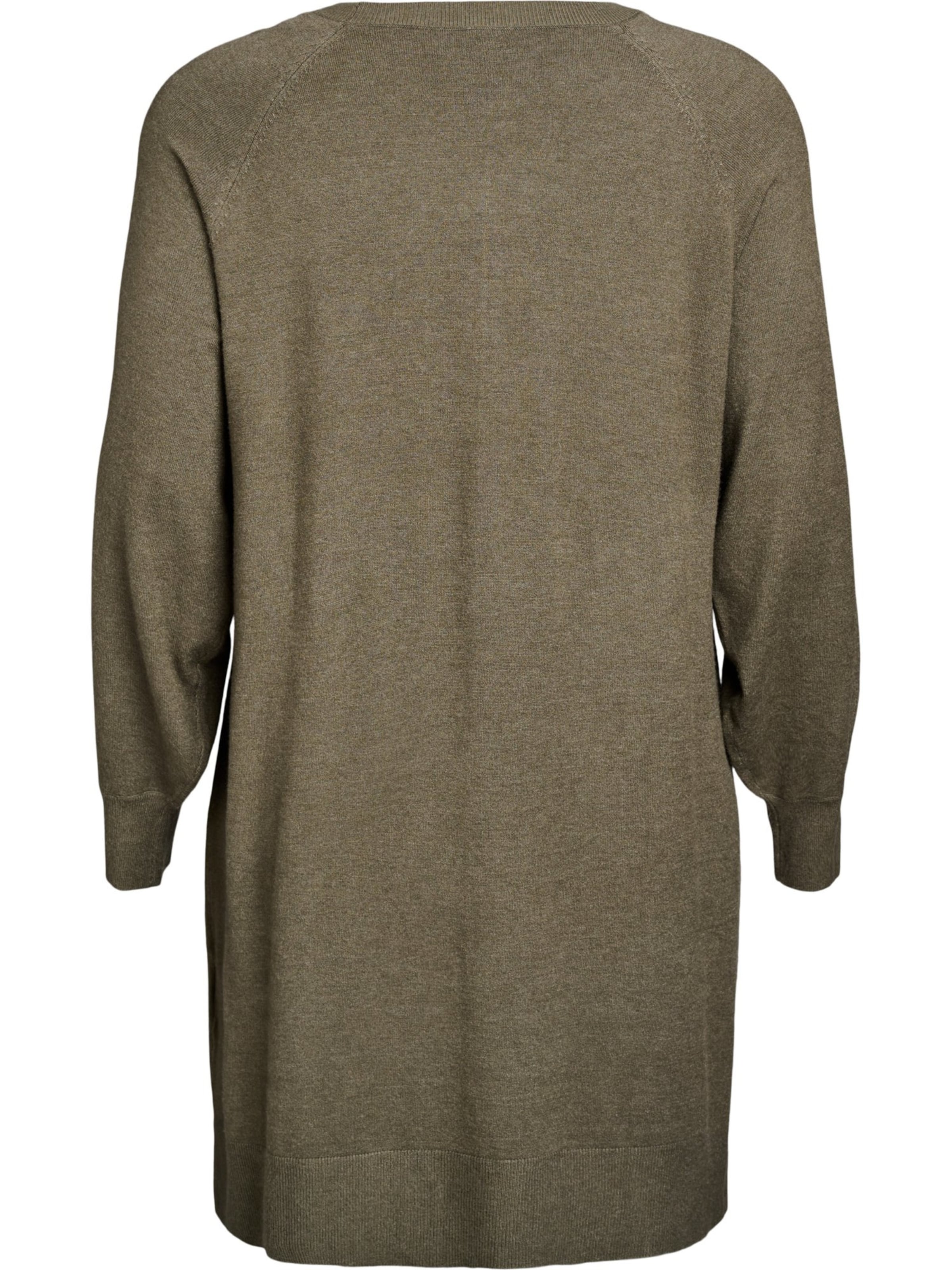 Robes en maille 'CAELLA' Zizzi en vert