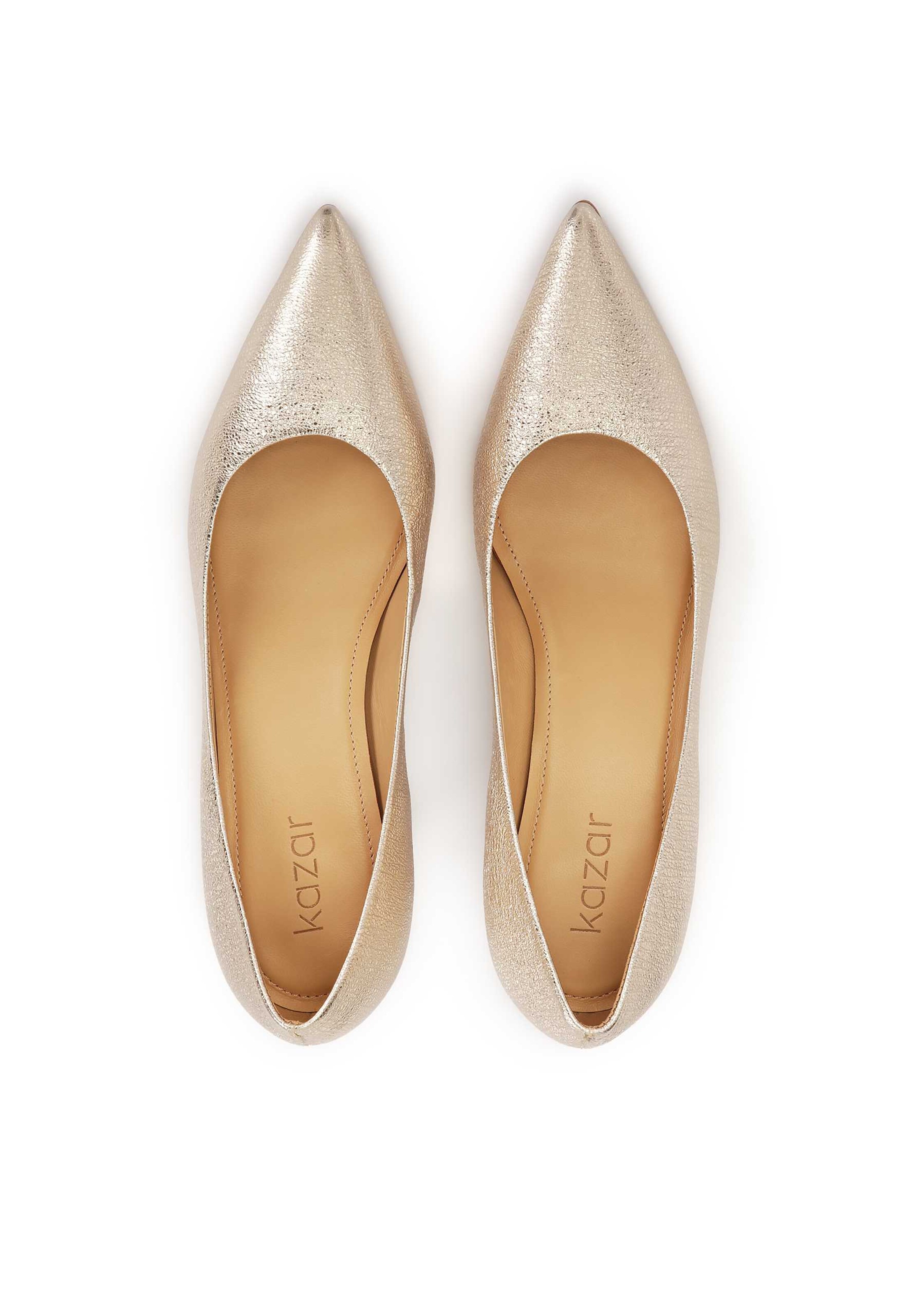 Kazar Pumps in Gold